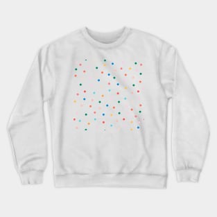 Colorful Polka Dots Crewneck Sweatshirt